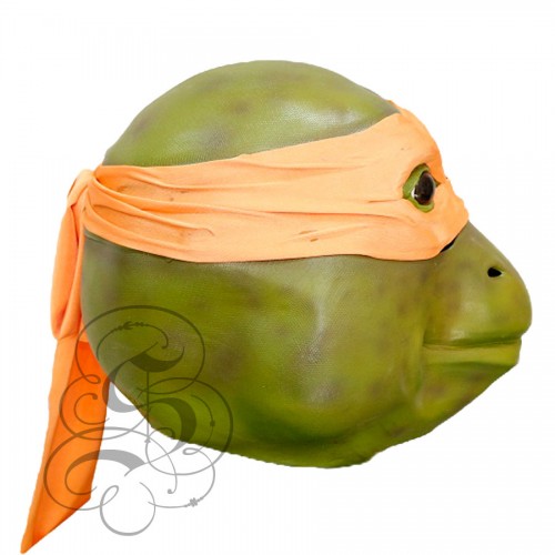 Overhead Teenage Mutant Ninja Turtles Michaelangelo Mask Movie Mask